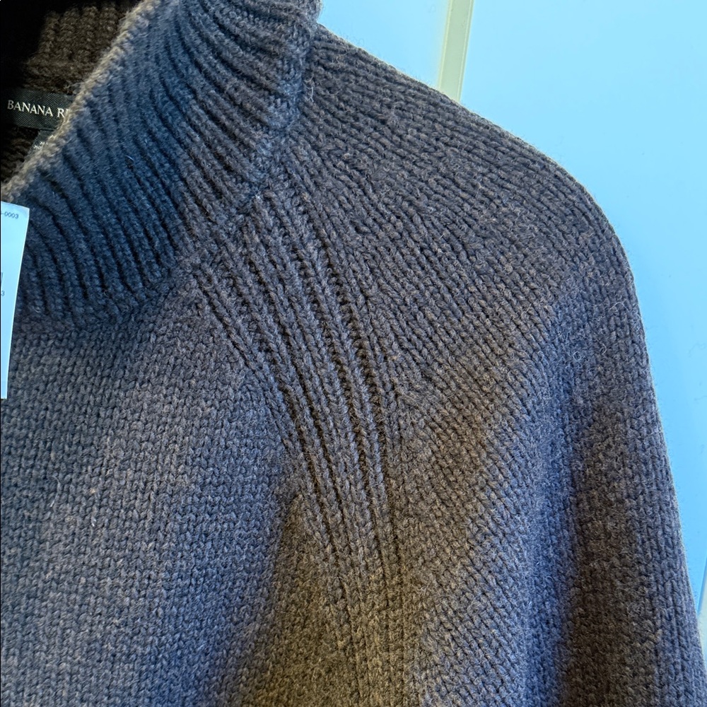 Banana Republic Rich Brown Cowl Neck Sweater - Picture 5 of 8